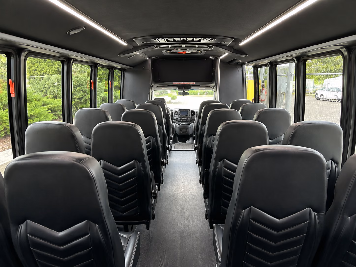 salem 18 passenger minibus interior