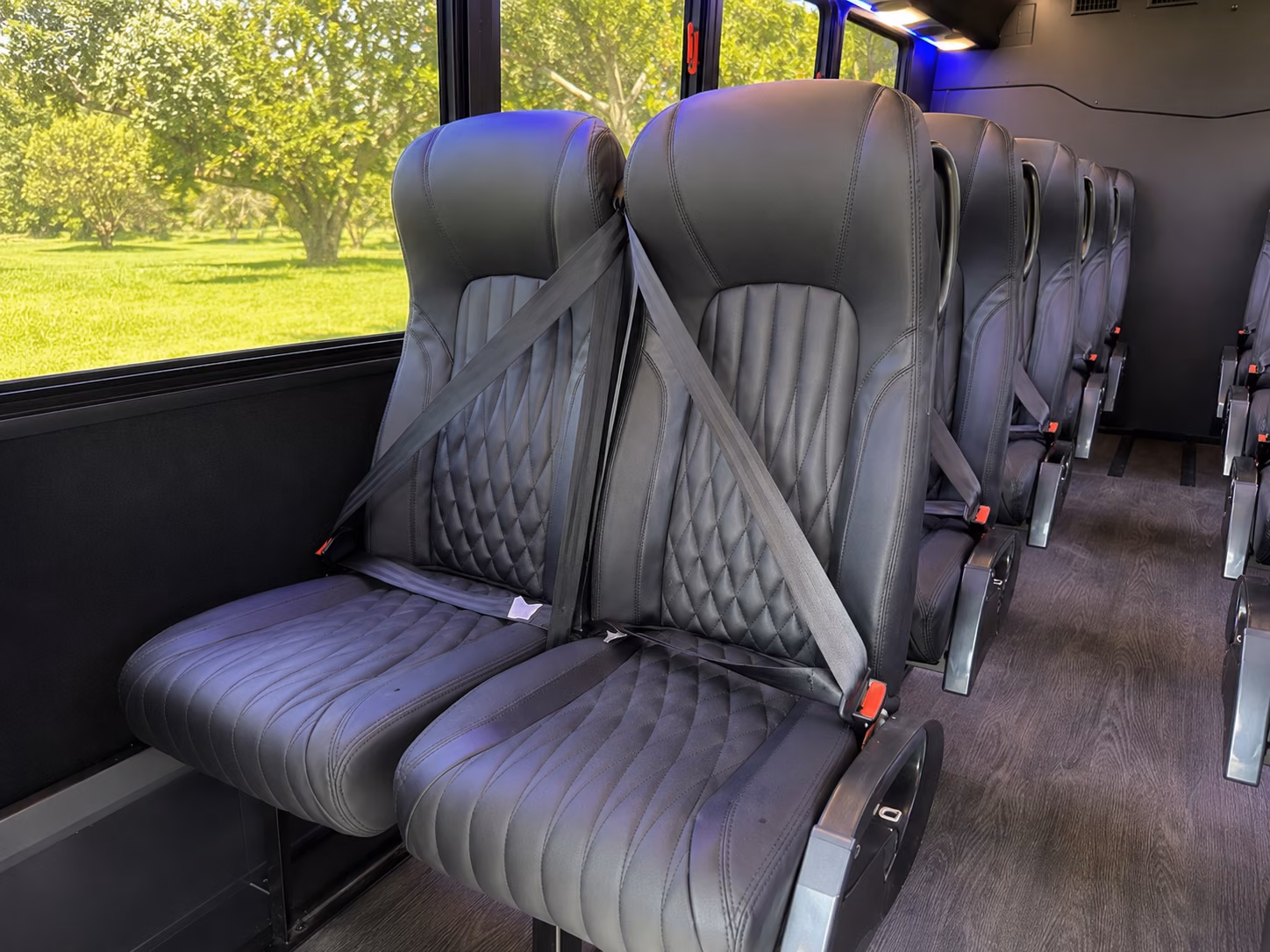 salem 20 passenger minibus inside
