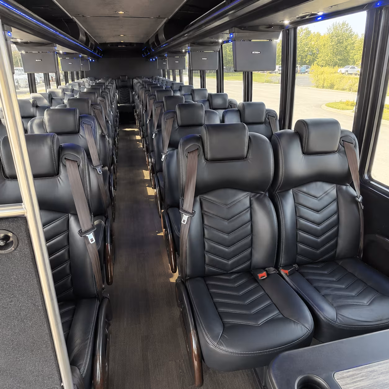salem 25 passenger minibus interior