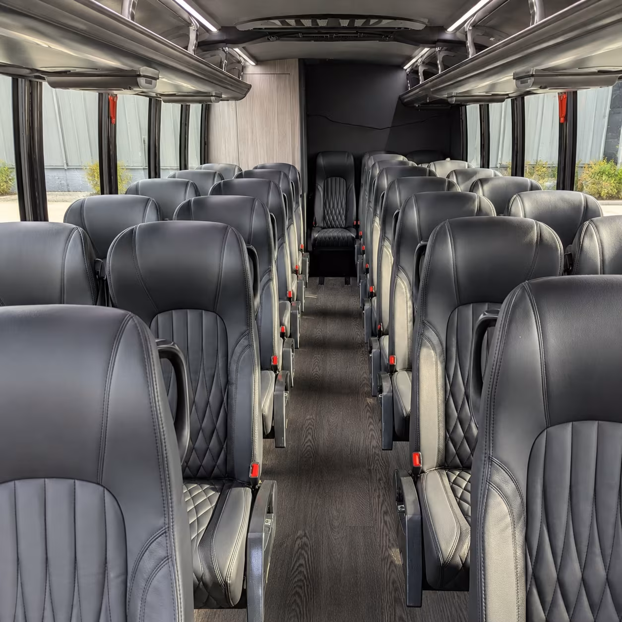 salem 28 passenger minibus inside