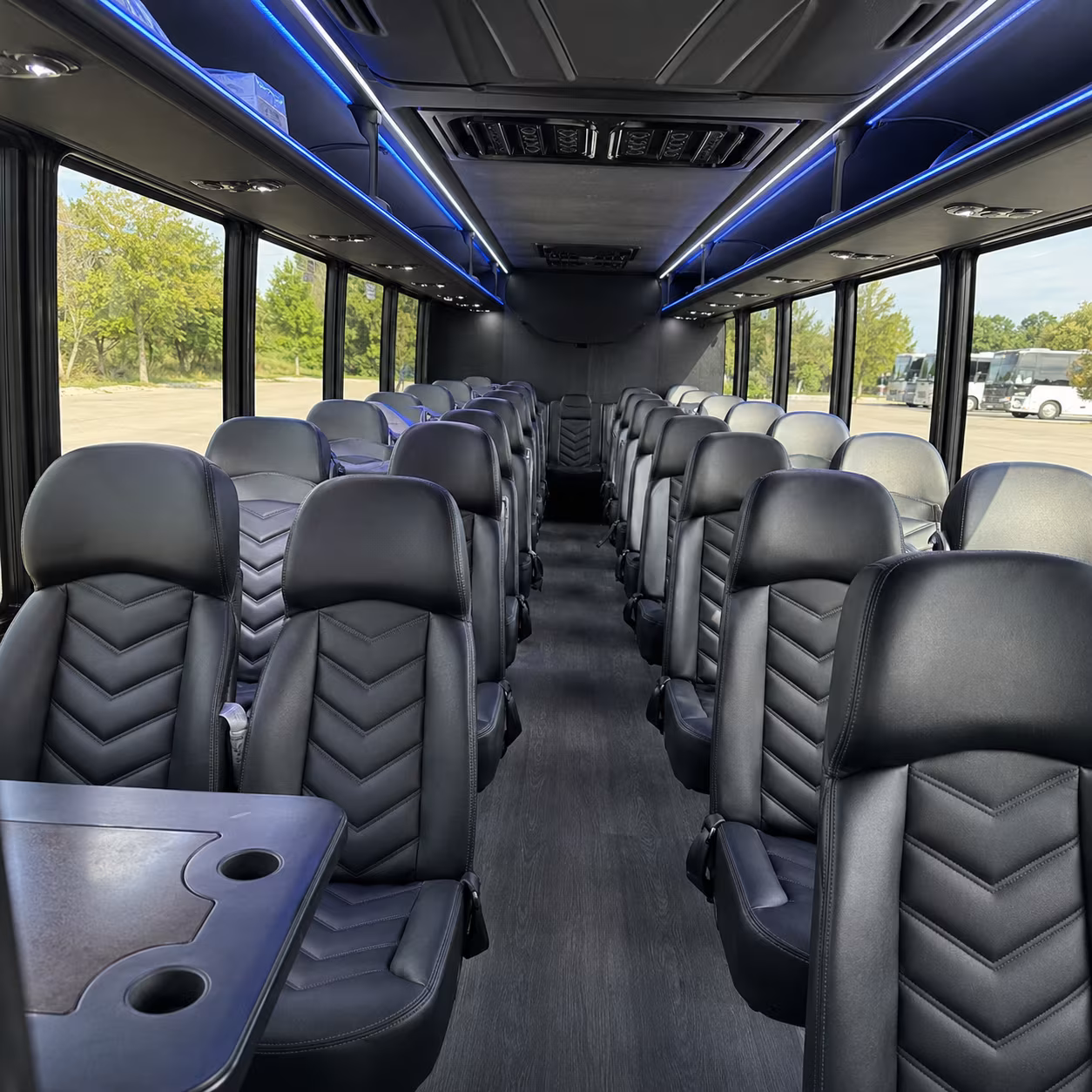 salem 28 passenger minibus interior