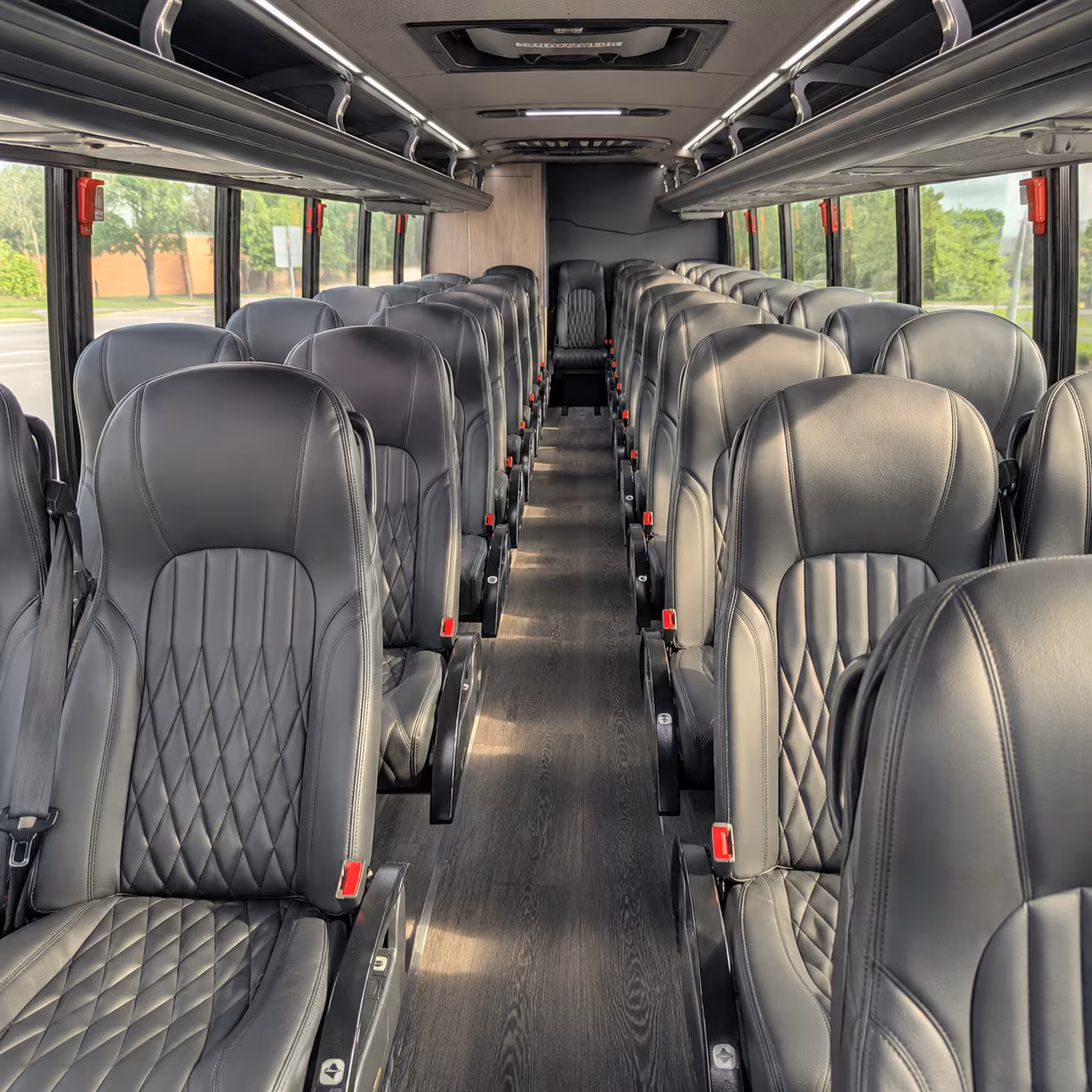 salem 30 passenger minibus interior