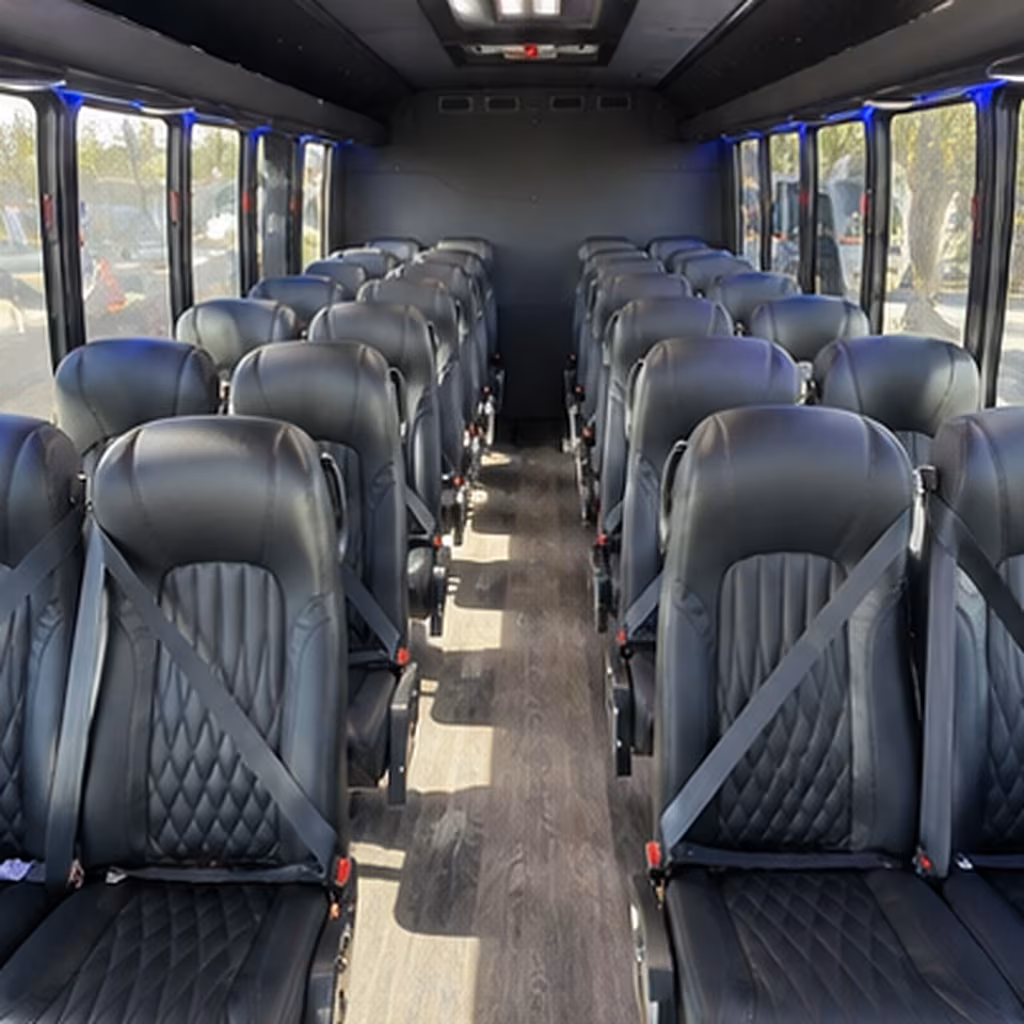 salem 35 passenger minibus inside
