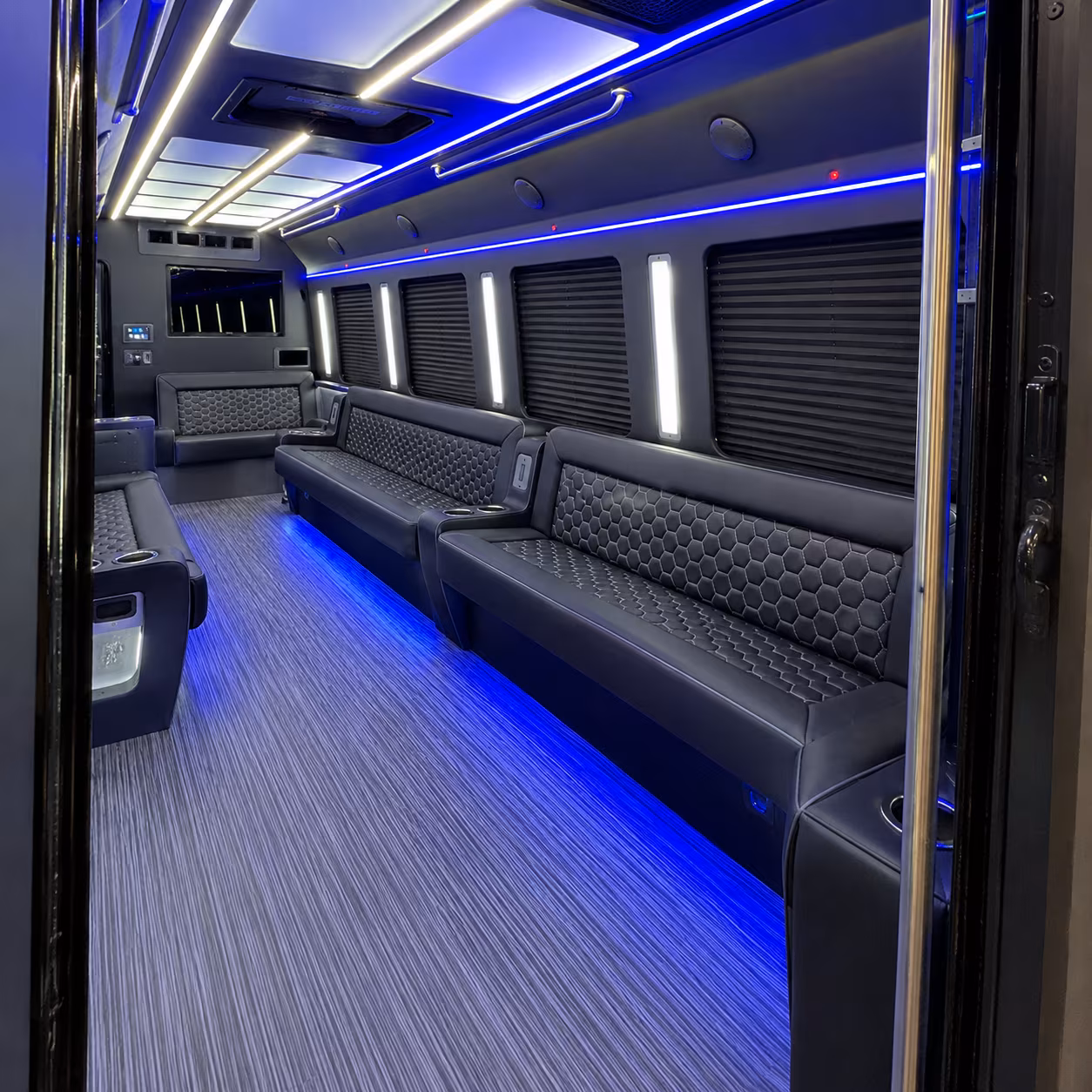 salem party bus rental interior