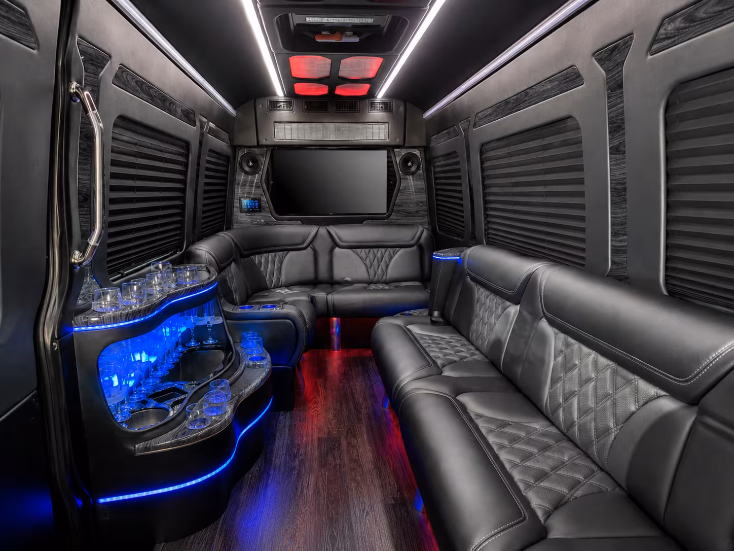 salem sprinter limousine inside
