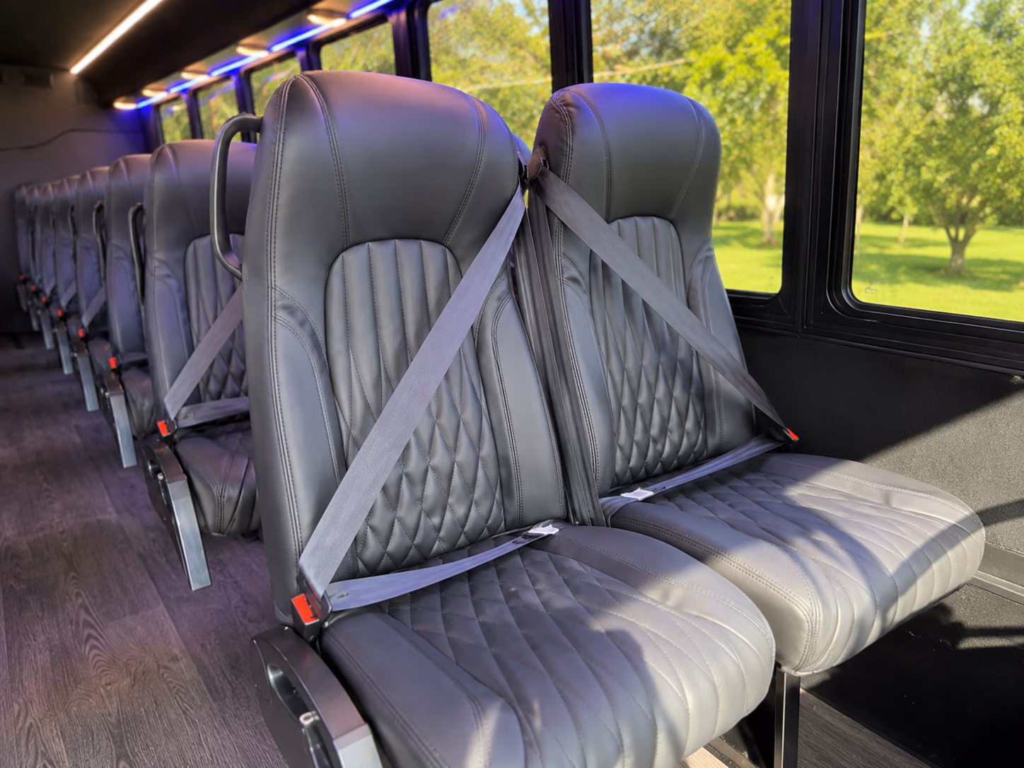 salem wedding transportation onboard seating